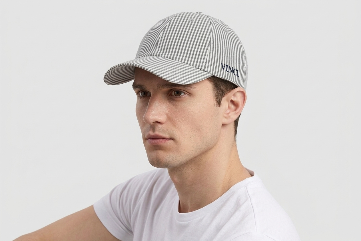VINCI Striped Cap